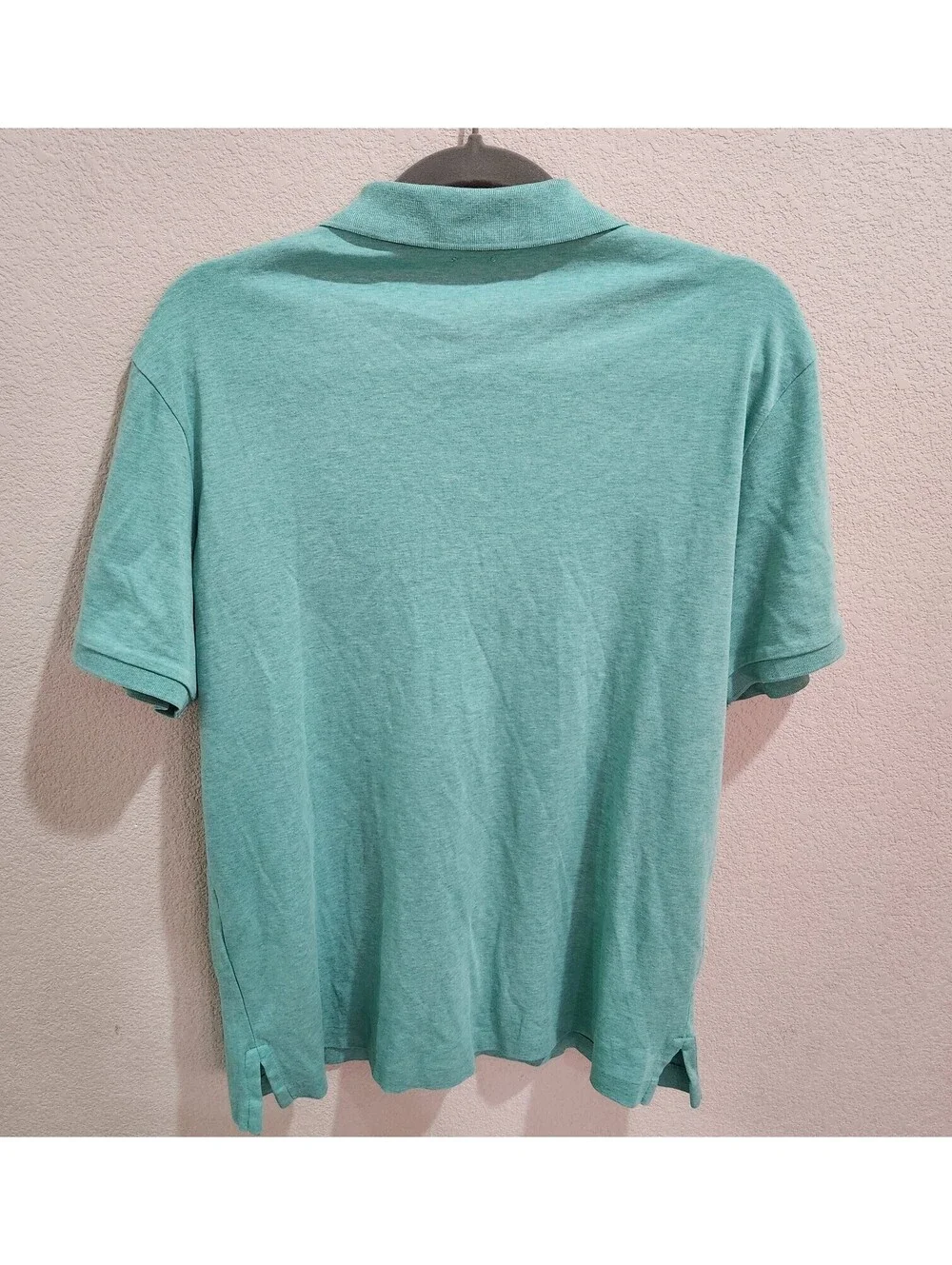 New Polo Ralph Lauren Mens Green Classic-Fit Short-Sleeve Polo Shirt Sz Medium